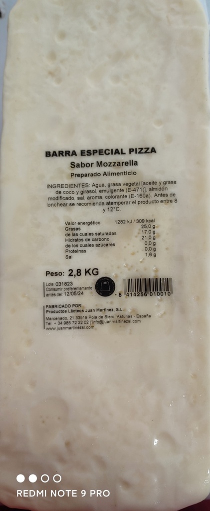 Queso Vida Vegana Sabor Mozarella