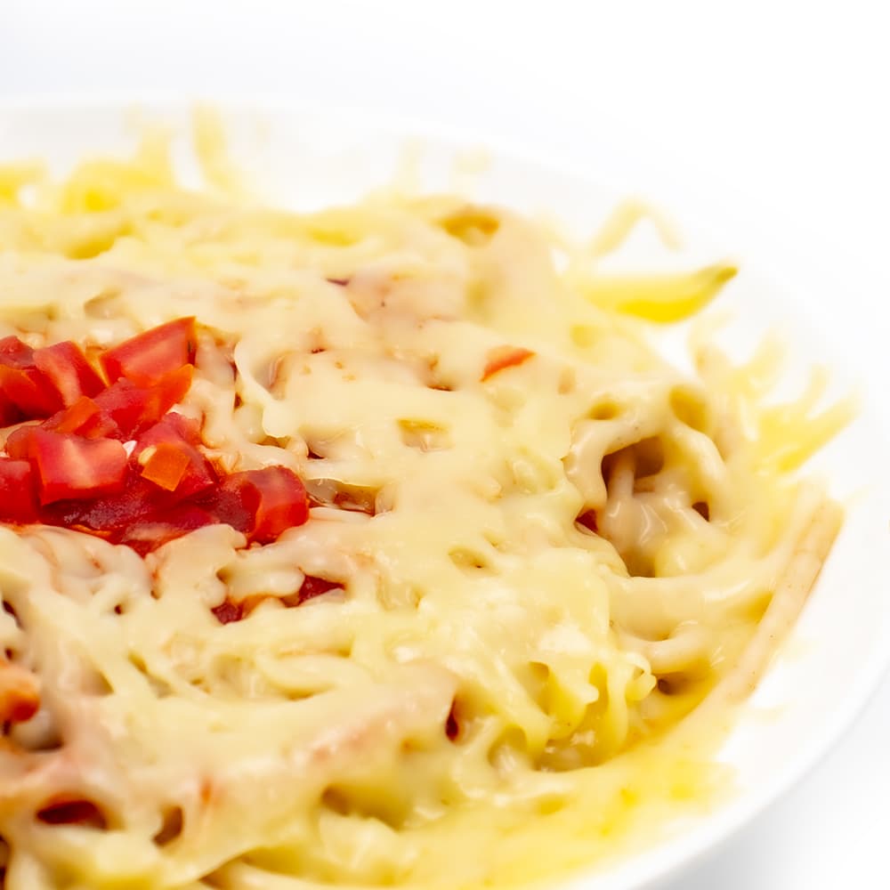 Spaguettis con Queso