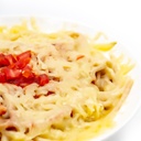 Spaguettis con Queso